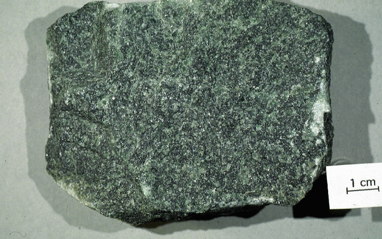 Peridotite rock