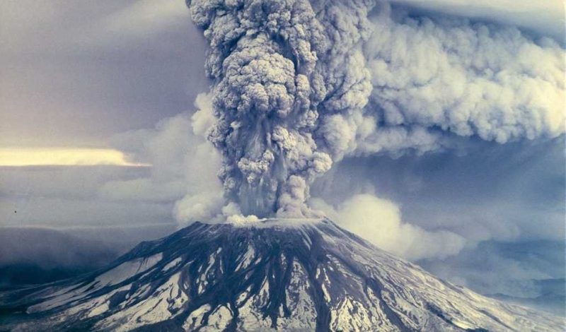 Volcano eruption - entropia