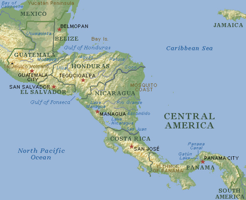 rivers of central america