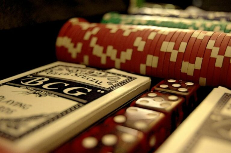 cards and dice - gambling