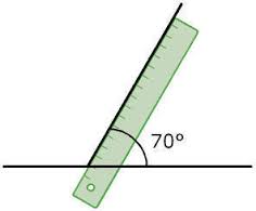 Acute, obtuse, straight and flat angle examples