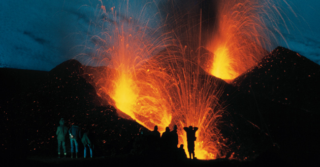 Hekla volcano - eruption