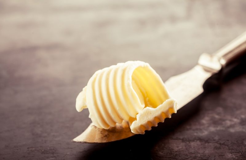 butter has fatty lipids