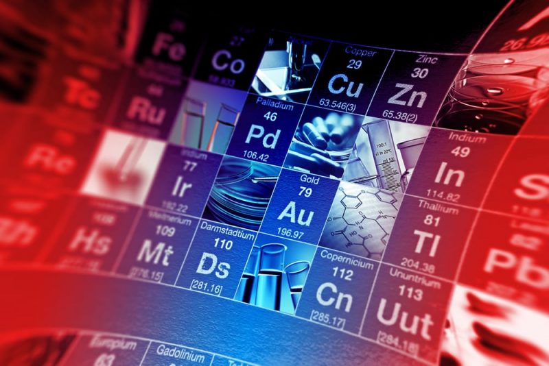 chemical elements in the table