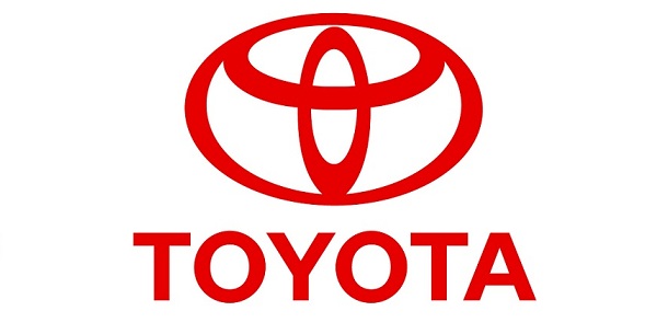 Toyota logo.