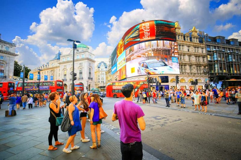 picadilly circus in london - cityscape
