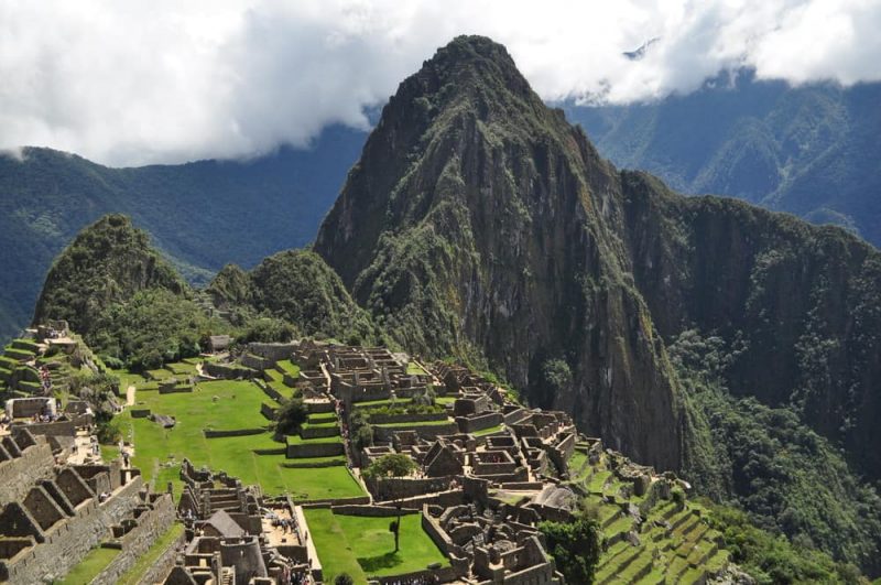 machu piccu ruins - landscape