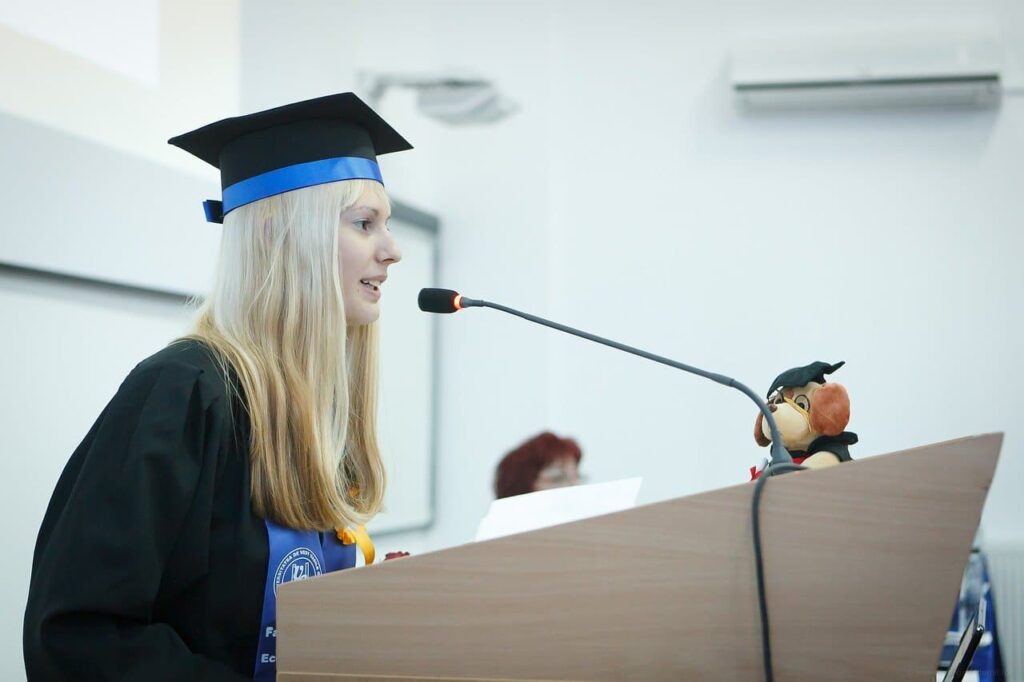 Young graduate speech