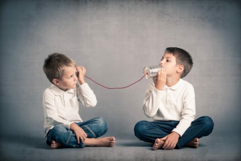 boys - communication with cans