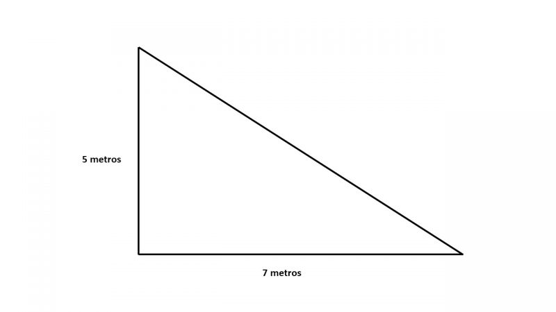right triangle - area 