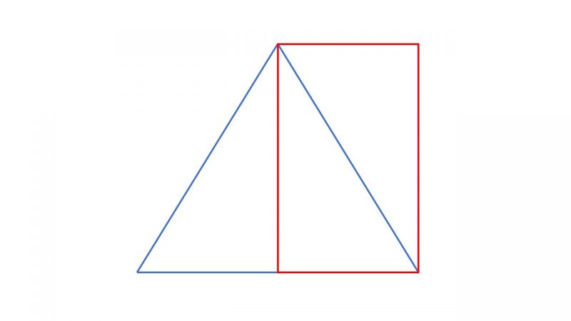 rectangle - triangle