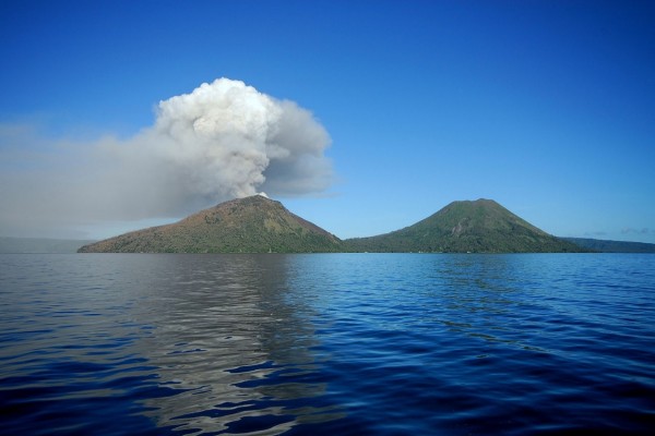 Rabaul volcano