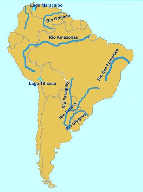 rivers of south america
