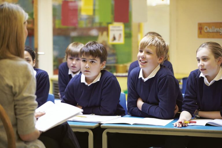 Teaching offering instructions in a classroom